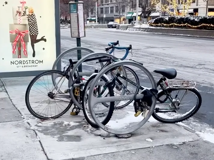 THIS IS A BIKE RACK.