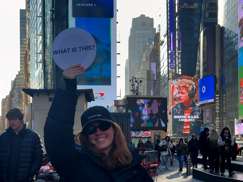 THIS IS ONE TIMES SQUARE.