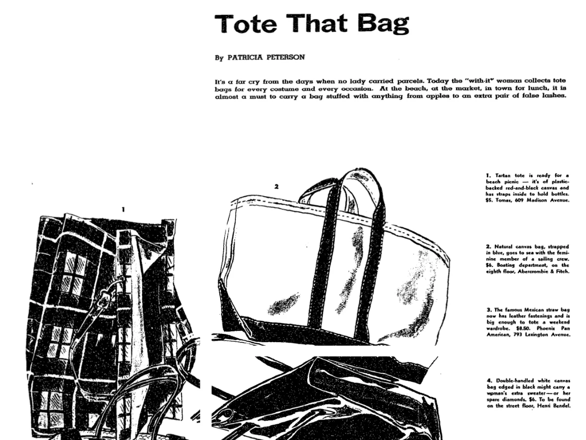 NYTimes Article on the Rise of Totes