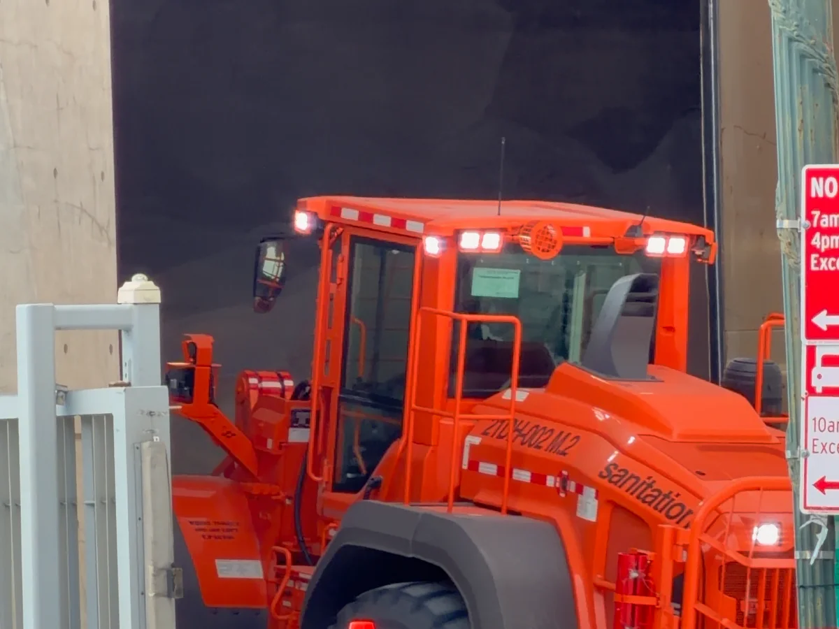 Sanitation Workers Prepare The Mountain of Salt