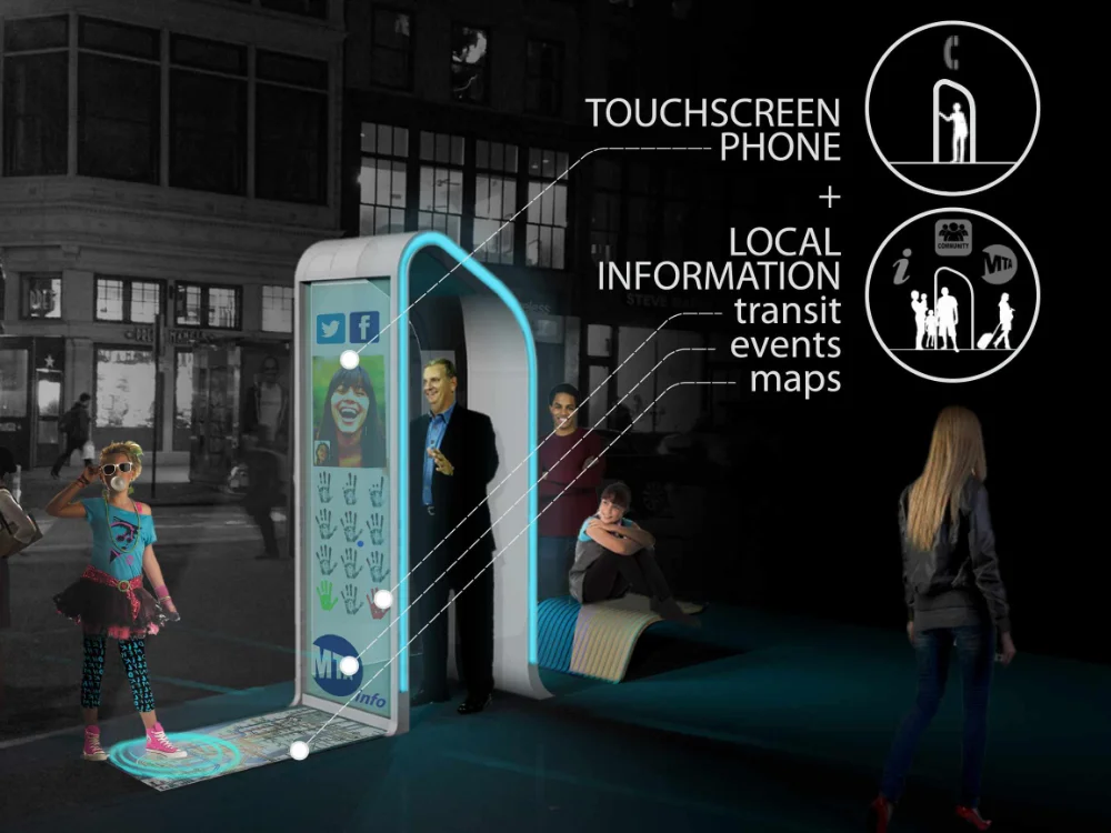 NYC Loop Payphone Design