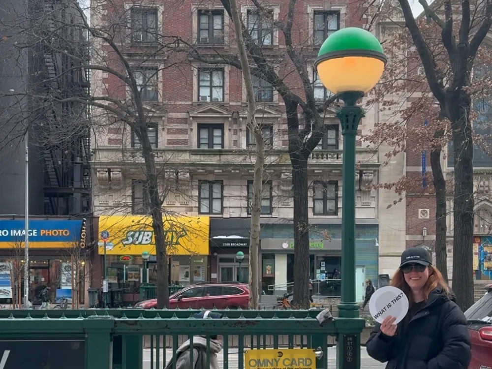 THIS IS A SUBWAY GLOBE.