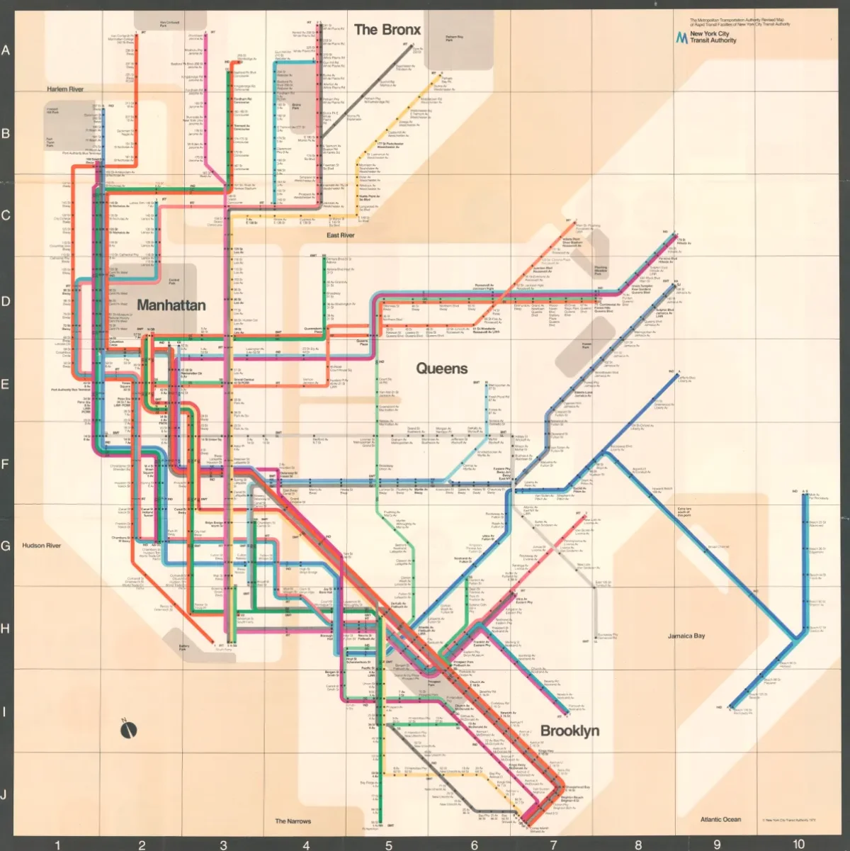 The Vignelli Map