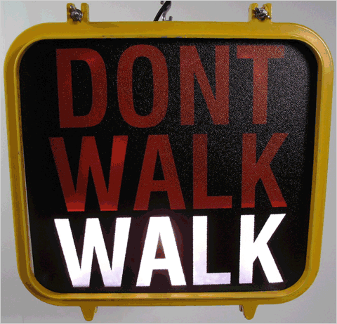 Classic Walk/Don't Walk Signal